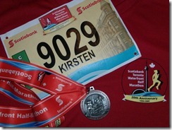 first halfmarathon medal
