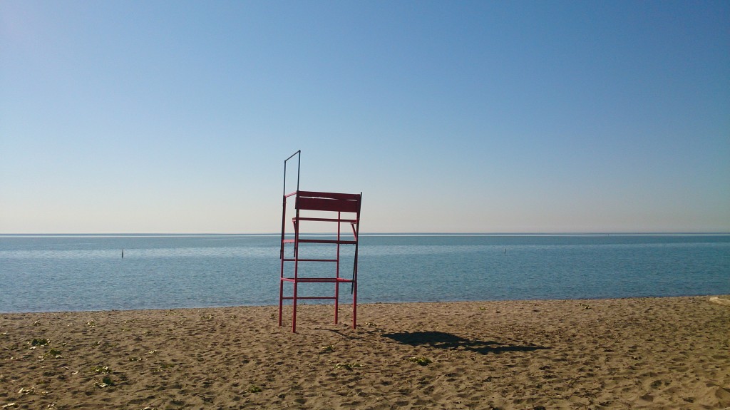 A bit early for the lifeguards