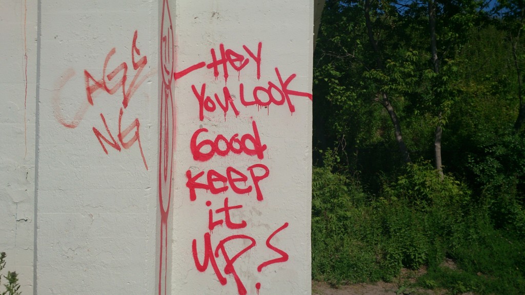 Motivational graffiti