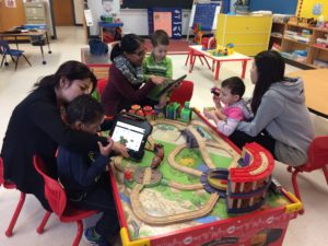 A Kindergarten class at Giant Steps school for children with autism